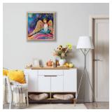 CHWGLFGG Paint by Numbers Kit for Adults Beginner, Angel Woman Adult Paint by Number Kits on Canvas, DIY Acrylic Oil Easy Painting by Numbers for Home Wall Decor 16X16 inch (Without Frame)