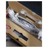 Ultra-Slim Bidet Attachment, Posterior&Feminine Wash-(Retractable Dual Nozzles), Non-Electric Bidet Attachment for Toilet Seat, Adjustable Fresh Cold Water Pressure, Stainless Steel Inlet (White)