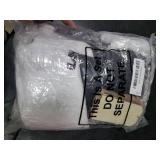 Glimin 8 Set 18 Inch Black Christmas Stocking Personalized Name Tags Thick Plush Fabric Hanging Stockings Unfinished Wood Tags for Xmas Holiday Party Tree Fireplace (Black, White)