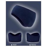Boao 2 Pieces Ear Warmers for Women Men Fleece Winter Headband Earmuffs Ear Covers for Jogging Running Hiking Cycling Skiing