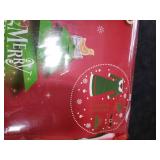 WeGuard Elf Costume for Women 5pcs Christmas Outfit Adult Santa Dress Plus Size with Hat Belt Shoes Cover Socks Xmas (X-Large)