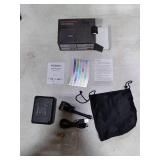 Mini Bike Pump 130PSI, Portable Bicycle Tire Pump with Pressure Gauge, Fast 30S Inflation for MTB/Road/E-Bike, Works with Presta & Schrader Valves, Includes Reflective Stickers