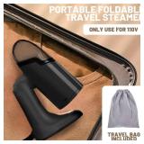 Garment Travel Steamer for Clothes Portable: Black Clothing Steamer Handheld 1500W Hand Held Mini Steamer Fabric Shirt Plancha a Vapor para Ropa Home Dorm Room Travel Essentials