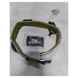 2025 New and Improved AirTag Dog Collar, Military Tactical Dog Collar with AirTag Holder - Adjustable Control Handle, Durable Metal Buckle, Comfortable GPS Dog Collars(XL,ArmyGreen)