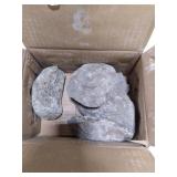 KINGRUI Aquarium Stone Natural Slate Stream Turtle Tank Rocks 3-7 inches Fish Rock for Aquarium Aquascaping Shrimp Tanks Amphibian Enclosures Paludarium-5lb