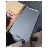 Hacaroa 6 Pieces Slate Cheese Board, 12 x 8 Black Charcuterie Boards Natural Slate Stone Plate Tray, Gourmet Serving Platter for Meats, Fruits, Parties, Appetizers