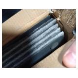 Hacaroa 6 Pieces Slate Cheese Board, 12 x 8 Black Charcuterie Boards Natural Slate Stone Plate Tray, Gourmet Serving Platter for Meats, Fruits, Parties, Appetizers