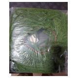 Waipfaru 9ft Artificial Norfolk Pine Garland, Realistic Christmas Garland with Lights Faux Winter Pine Greenery for Mantle,Table, Wall,Indoor,Outdoor Winter Christmas Decorations