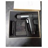 HOTO Cordless Brushless Drill 12V, LED Display Screen, 30 Precision Gears, 2 Working Modes, 2000mAh Battery, 266 In-lbs (30N·m) Torque, 3/8 Inch Keyless Chuck, 1400RPM, 10 x Bits, 8 x Drill Bits