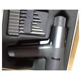 HOTO Cordless Brushless Drill 12V, LED Display Screen, 30 Precision Gears, 2 Working Modes, 2000mAh Battery, 266 In-lbs (30N·m) Torque, 3/8 Inch Keyless Chuck, 1400RPM, 10 x Bits, 8 x Drill Bits