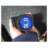 LoGest Soft Hand Weights Adjustable Straps - Comes in  3LB - Comfortable & Secure Weighted Neoprene Dumbbells with Straps for Walking Running Cardio Workout Physical Therapy ONLY ONE