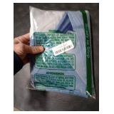 OLANLY Luxury Royal Blue and White Ombre Shower Curtain, Waterproof and Washable Decorative Shower Curtains for Bathroom, 72x72 Inches