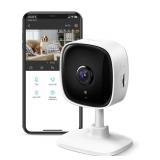 TP-Link Tapo 1080P Indoor Security Camera for Baby Monitor, Dog Camera w/Motion Detection, 2-Way Audio Siren, Night Vision, Cloud & SD Card Storage, Works w/Alexa & Google Home (Tapo C100)