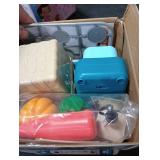 STACTCUTE 49PCS Pretend Play Cash Register Toy Set for Kids with Real Calculator,Scanner,Microphone,Conveyor Belt,Weighing Tool,Cashier Playset Realistic Gift for Toddler Kid Ages 3 4 5 6 7 8 (Green)