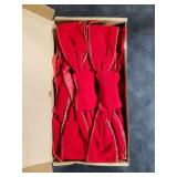 Satenwie 3 Packs Red Christmas Bows Large Velvet Bow for Wreaths, Tree, Outside Decorating, Outdoor (12 * 14 inch)