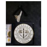 Anniversary Sundial Gift for 30th Pearl Wedding Anniversary in 2025 - Recycled Metal Home Decor Or Garden Present Idea - Handmade in UK for Him, Her Parents Or Couples 30 Year Celebration