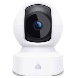 Kasa Indoor Pan/Tilt Smart Security Camera, 1080p HD Dog-Camera,2.4GHz with Night Vision,Motion Detection for Baby and Pet Monitor, Cloud & SD Card Storage, Works with Alexa& Google Home (EC70), White