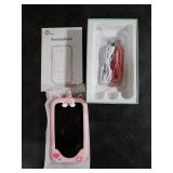 Kids Smart Phone for Girls Toys, Gifts for 3-10 Year Old Girl Boy Christmas Birthday Kids Toys, 2.8 Touchscreen Toddler Learning Cell Toy Phone with Dual Camera, Game, Music Player, 8GB Card Pink