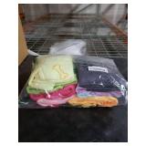 Chumia Multi Pcs Dog Towels for Drying Dogs Cats Pet Towels Bulk Puppy Microfiber Quick Drying Paw Bath Bathing Supplies Absorbent for Medium Pets(Sweet Color,18 x 28 Inch)