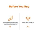 Amazon Basics Smart Dimmer Switch, Single Pole, Works with Alexa Only, 2.4 GHz Wi-Fi, No Hub Required, White