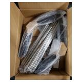 Fumingpal 20-35 Inch Height Adjustable Shirt Display Stand, T Shirt Display Stand for Vendors, Mannequin Torso for Clothing Dress Garment Coat Retail (Black, 6 Pcs)