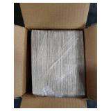 ECOLipak Bulk Pack Compostable Square Paper Plates 6 inch Disposable, Eco-friendly Heavy Duty Biodegradable Sugarcane Plates