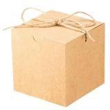 UnicoPak Bulk Pack 5x5x5 Brown Small Gift Boxes, Great for Gift-giving like Mug, Candle, Ornament, Soap, Glass, Offering a Nice Gift Presentation