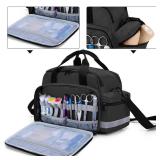 Trunab Home Health Nurse Bag Medical Bag Organizer with Handle and Shoulder Strap for Home Visit, Travel, Nursing Student