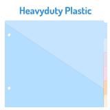 Forvencer Multi Count Dividers with Two Pockets, 8 tab Binder Dividers for 3 Ring Binder Organizer, Binder Divider with Tabs for School Office and Home