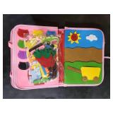 Exorany Busy Board Montessori Toys for Toddler Girl Birthday Gifts, Busy Book Sensory Learning Toys for Toddlers, Toddler Girl Airplane Car Travel Toy Educational Activities