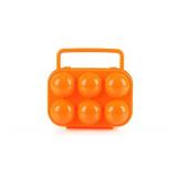 6 Grids Egg Holders, FantasyDay Sturdy Shockproof Durable Egg Cartons Egg Containers With Lid for Refrigerator - Large Capacity Egg Organizer Box for Home Kitchen Outdoor Picnic Hiking Storage