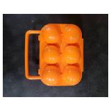 6 Grids Egg Holders, FantasyDay Sturdy Shockproof Durable Egg Cartons Egg Containers With Lid for Refrigerator - Large Capacity Egg Organizer Box for Home Kitchen Outdoor Picnic Hiking Storage