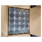 Accguan Mini Mason Glass Canning Jars,4 OZ Jelly Jars With Regular Lids Silver,Ideal for Honey,Jam,Wedding Favors,Shower Favors,Small Pice Jars Bulk PACK