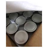 Accguan Mini Mason Glass Canning Jars,4 OZ Jelly Jars With Regular Lids Silver,Ideal for Honey,Jam,Wedding Favors,Shower Favors,Small Pice Jars Bulk PACK