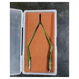 Penitue 7825 Watch Spring Bar Tweezer, Aluminum Alloy Spring Bar Pliers Lug Removal Fitting Tool Watch Repair Accessories for Band Adjustment and Link Removal (Green)