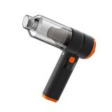 VNOST Car Vacuum Portable Cordless, 4-in-1 Handheld Vacuum Cordless with 30000PA Suction, 130000RPM, 6800mAh Battery, 10 Nozzles, Rubber Paint Material for Car, Home, Pet Cleaning Black