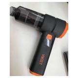 VNOST Car Vacuum Portable Cordless, 4-in-1 Handheld Vacuum Cordless with 30000PA Suction, 130000RPM, 6800mAh Battery, 10 Nozzles, Rubber Paint Material for Car, Home, Pet Cleaning Black