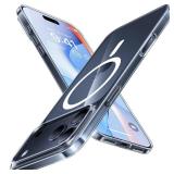 TORRAS Magnetic Slim-Fit for iPhone 17 PRO MAX Case, Ultra-Thin 17 ProMax Phone Case Compatible with MagSafe, Light Anti-Scratch Matte Hard PC Bayer 6.9 inch OriginFit, Clear