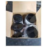 CHENGU Multi Pcs Christmas Plastic Candy Jars 8.5 oz Wide Mouth Clear Snowman Candy Jars with Lids and Ribbon Xmas Cookie Jar Container Gifts for Christmas Party Favor Supplies