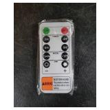 GenSwin Red Flameless Taper Candles with Remote, Real Wax Taper Candles Battery Operated, LED Flameless Candlesticks with 3D Wick for Home Halloween Christmas Holiday Decor(Set of 3, 0.78 x 9.6)