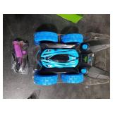 Lumiparty 3 Pack Remote Control Car RC Stunt Car for Kids,2.4Ghz High Speed Rock Crawler Vehicle,360 Rotating 4WD Off Road Double Sided Rotating Tumbling Rc Car with 6 Rechargeable Battery. MISSING 1 