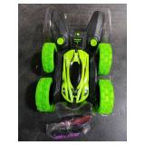 Lumiparty 3 Pack Remote Control Car RC Stunt Car for Kids,2.4Ghz High Speed Rock Crawler Vehicle,360 Rotating 4WD Off Road Double Sided Rotating Tumbling Rc Car with 6 Rechargeable Battery. MISSING 1 