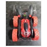 Lumiparty 3 Pack Remote Control Car RC Stunt Car for Kids,2.4Ghz High Speed Rock Crawler Vehicle,360 Rotating 4WD Off Road Double Sided Rotating Tumbling Rc Car with 6 Rechargeable Battery. MISSING 1 