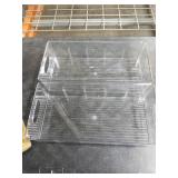 ClearSpace Plastic Pantry Organization and Storage Bins with Removable Dividers Perfect Kitchen Organization or Kitchen Storage Refrigerator Organizer Bins, Cabinet Organizers (2 Pack)