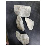 KINGRUI Aquarium Stone Natural Slate Stream Turtle Tank Rocks 3-7 inches Fish Rock for Aquarium Aquascaping Shrimp Tanks Amphibian Enclosures Paludarium-5lb