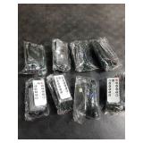 Tuanse 8 Pack Battery Operated Outdoor Christmas Tree String Lights,16.4 ft Mini Light Outdoor Christmas Lights with 50 Led of Dark Green Cable Lighting for Bedroom Garden Yard (Warm Light)