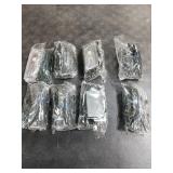 Tuanse 8 Pack Battery Operated Outdoor Christmas Tree String Lights,16.4 ft Mini Light Outdoor Christmas Lights with 50 Led of Dark Green Cable Lighting for Bedroom Garden Yard (Warm Light)