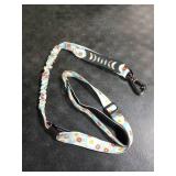 Hotsky Tactical Dog Leash Heavy Duty for Medium Large Dogs That Pull,4-6Ft Strong Bungee Shock Absorbing No Pull Dog Leash with Padded Double Handle and Car Seatbelt,Daisy