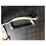 Hotsky Tactical Dog Leash Heavy Duty for Medium Large Dogs That Pull,4-6Ft Strong Bungee Shock Absorbing No Pull Dog Leash with Padded Double Handle and Car Seatbelt,Daisy