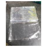 sancua Clear Plastic 100% Waterproof Tablecloth - 54 x 78 Inch - Vinyl PVC Rectangle Table Cloth Protector Oil Spill Proof Wipe Clean Table Cover for Dining Tables, Parties & Camping, Crystal Clear